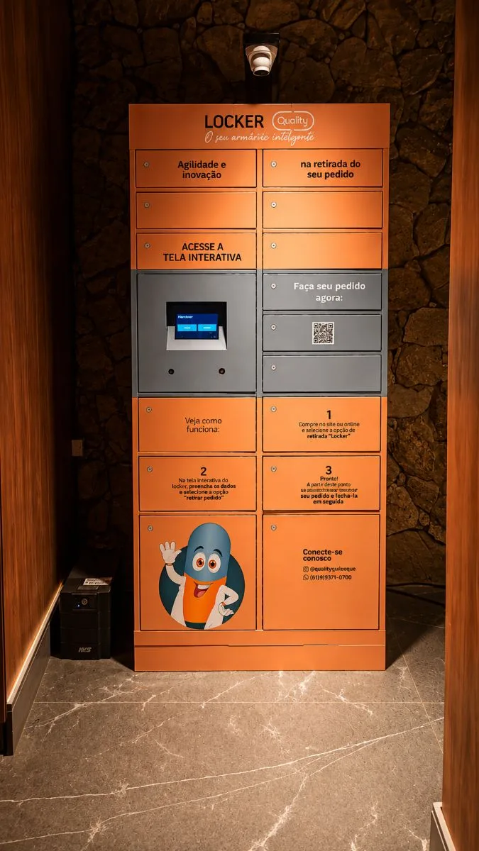 Locker Handover em farmácia